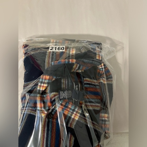 Lands End Flannel Shirt Men’s Sz 2XL Soft Preppy‎ Casual Plaid Cotton - Picture 7 of 7